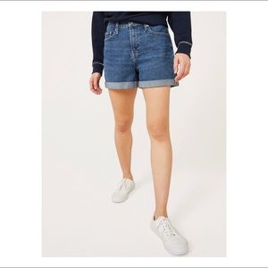 NWOT Free Assembly Cuffed Denim Shorts, Size 12.